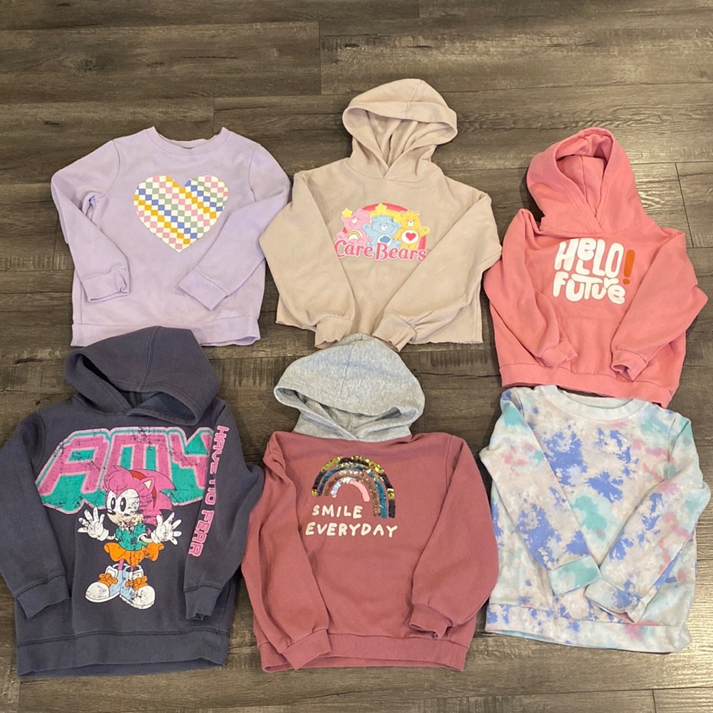 Girls Sweaters Size Small Multi Color H&M Cotton Amy Rose
